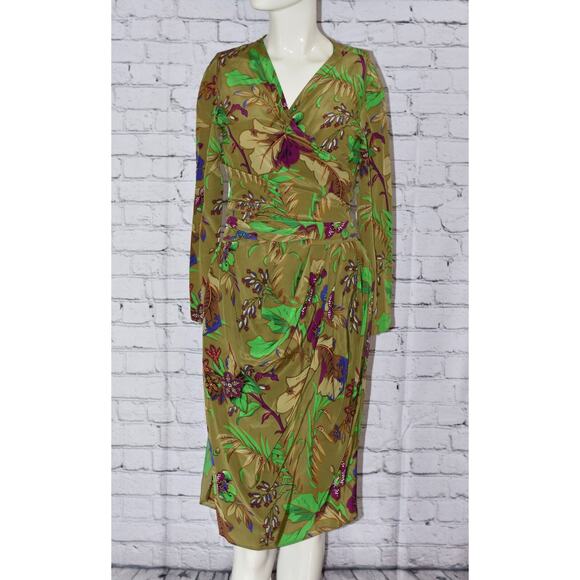 I MAGNIN Gianni Versace for Genny 80s Vintage Skirt & Blouse Set Size 40/4 NEW - Picture 1 of 12